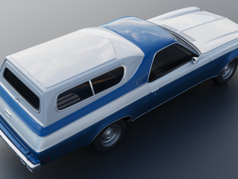 Chevrolet El Camino 1974 3D प्रिंट मॉडल