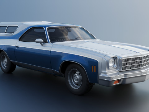 Chevrolet El Camino 1974 3D प्रिंट मॉडल