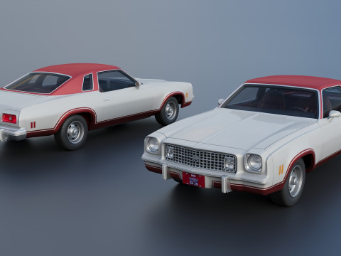 Chevrolet Chevelle Laguna S-3 1974 Modèles 3D en vedette