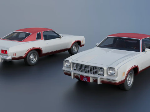 Chevrolet Chevelle Laguna S-3 1974 3D Print Model