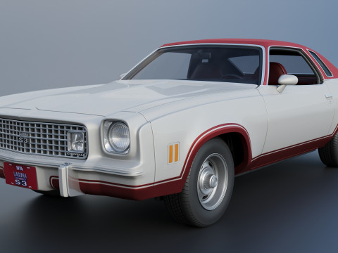 Chevrolet Chevelle Laguna S-3 1974 Modèles 3D en vedette
