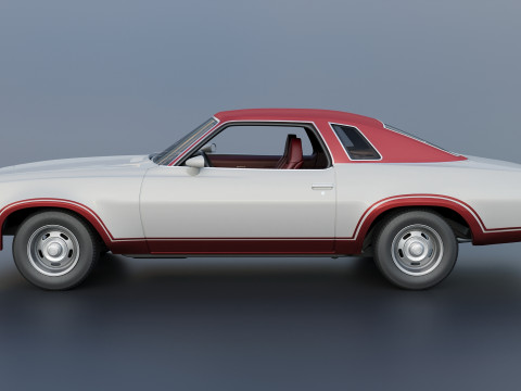 Chevrolet Chevelle Laguna S-3 1974 Modèles 3D en vedette