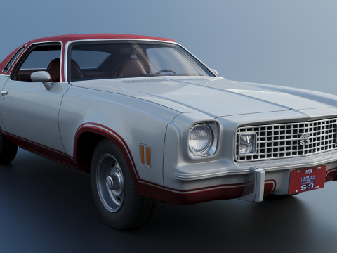 Chevrolet Chevelle Laguna S-3 1974 Modèles 3D en vedette
