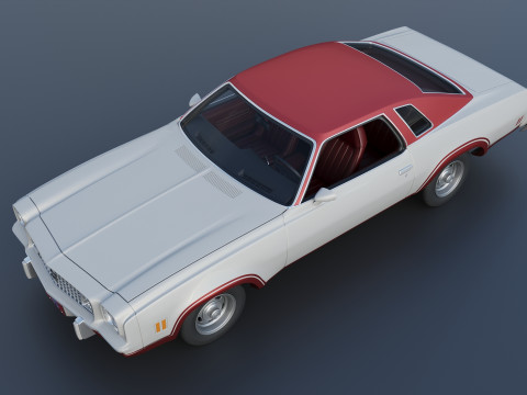 Chevrolet Chevelle Laguna S-3 1974 Modèles 3D en vedette