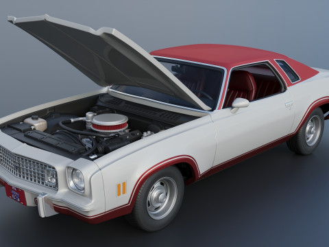 Chevrolet Chevelle Laguna S-3 1974 Modèles 3D en vedette
