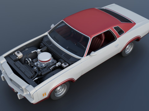 Chevrolet Chevelle Laguna S-3 1974 Modèles 3D en vedette