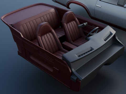 Chevrolet Chevelle Laguna S-3 1974 Modèles 3D en vedette