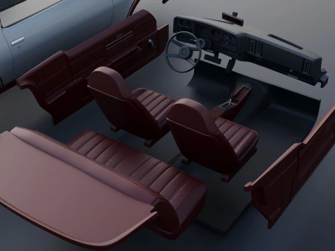 Chevrolet Chevelle Laguna S-3 1974 3D Print Model