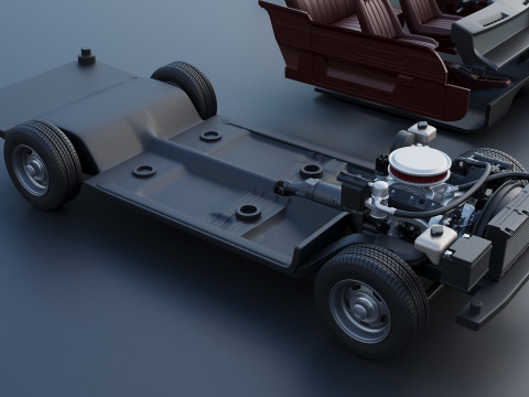 Chevrolet Chevelle Laguna S-3 1974 Modèles 3D en vedette