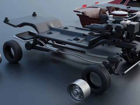 Chevrolet Chevelle Laguna S-3 1974 3D Print Model