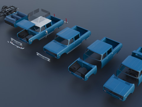 International Wagonmaster 1973 3D Принт Модель