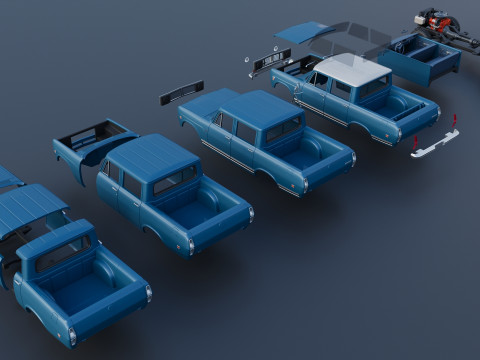 International Wagonmaster 1973 3D Принт Модель