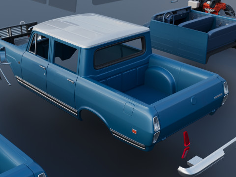 International Wagonmaster 1973 3D Принт Модель