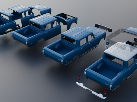 International Wagonmaster 1973 3D Принт Модель