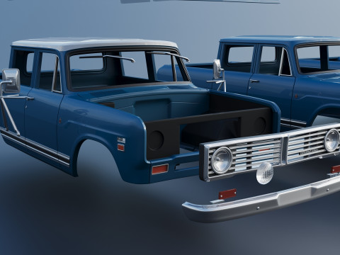 International Wagonmaster 1973 3D Принт Модель