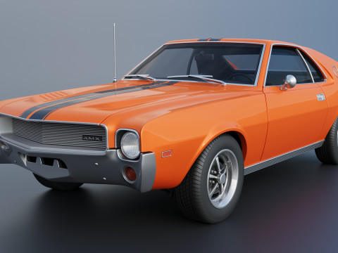AMC AMX 1968 Model do druku 3D