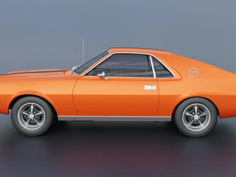 AMC AMX 1968 3D Print Model