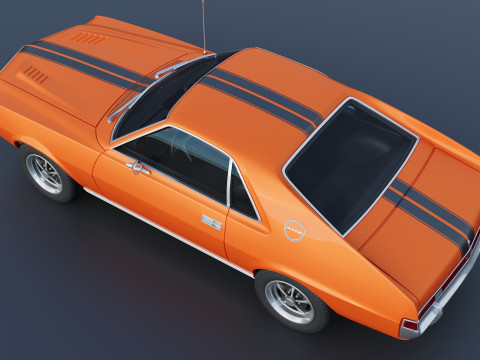 AMC AMX 1968 Model do druku 3D