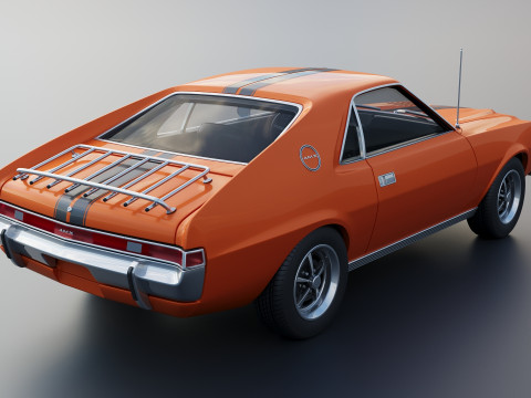 AMC AMX 1968 Model do druku 3D