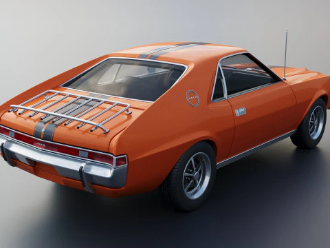AMC AMX 1968 3D Print Model