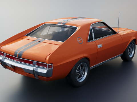 AMC AMX 1968 Model do druku 3D