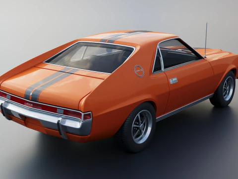 AMC AMX 1968 3D Print Model
