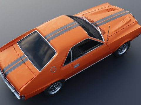 AMC AMX 1968 Model do druku 3D