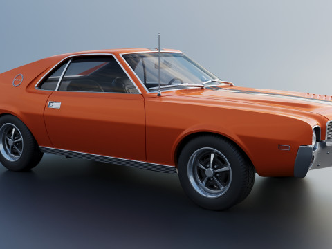 AMC AMX 1968 Model do druku 3D