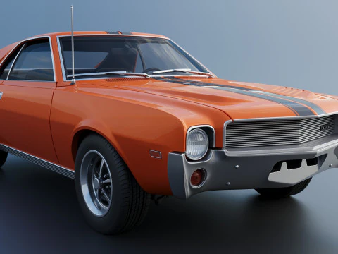 AMC AMX 1968 3D Print Model