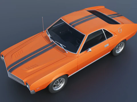 AMC AMX 1968 3D Print Model