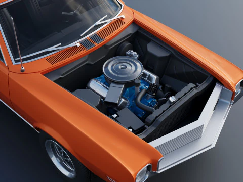 AMC AMX 1968 3D Print Model