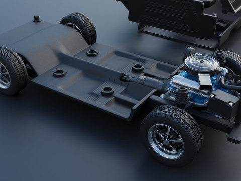 AMC AMX 1968 Model do druku 3D