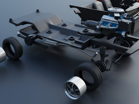 AMC AMX 1968 Model do druku 3D