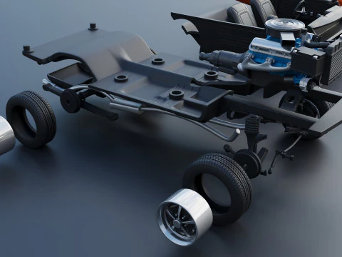 AMC AMX 1968 3D Print Model
