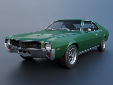 AMC ジャベリン 1968 3Dプリントモデル