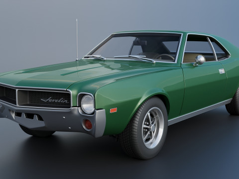 AMC Javelin 1968 3D Принт Модель