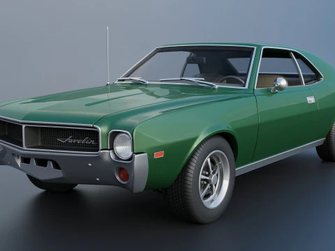 AMC Javelin 1968 3D Print Model