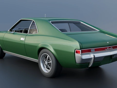 AMC Javelin 1968 3D Print Model