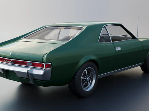 AMC Javelin 1968 3D Print Model