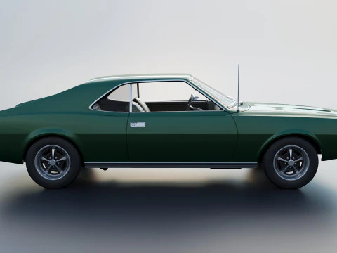 AMC Javelin 1968 3D Print Model