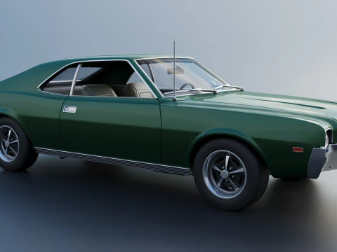 AMC Javelin 1968 3D Print Model