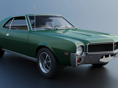 AMC Javelin 1968 3D Print Model