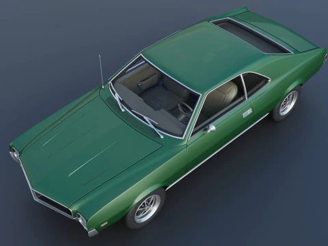 AMC Javelin 1968 3D Print Model