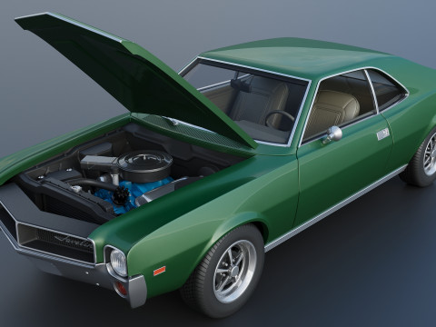 AMC Javelin 1968 3D Принт Модель