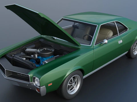 AMC Javelin 1968 3D Print Model