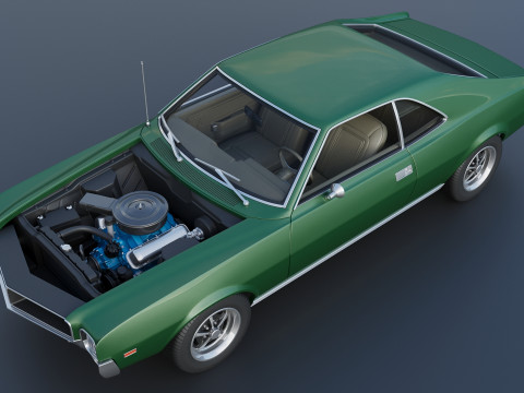 AMC Javelin 1968 3D Принт Модель