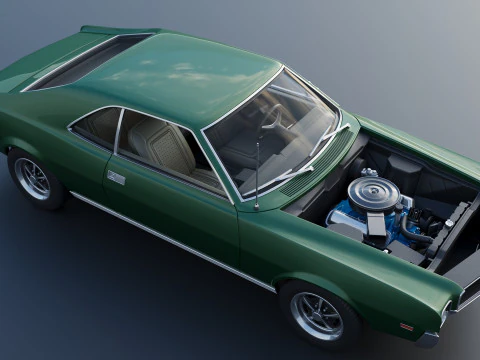 AMC Javelin 1968 3D Print Model