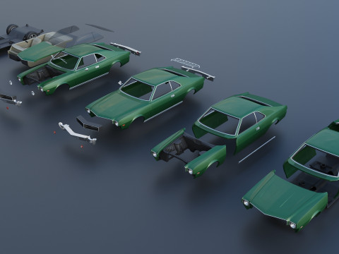 AMC Javelin 1968 3D Принт Модель