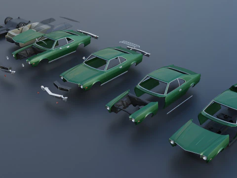 AMC Javelin 1968 3D Print Model