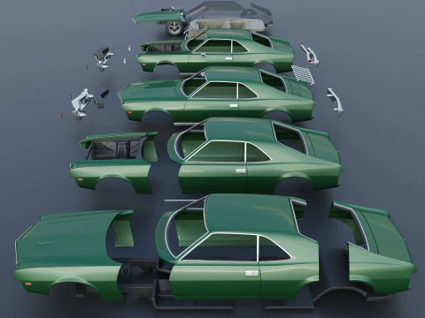 AMC Javelin 1968 3D Print Model